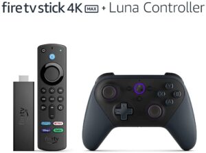 Fire TV Gaming Bundle with Fire TV Stick 4K Max and Luna Controller
